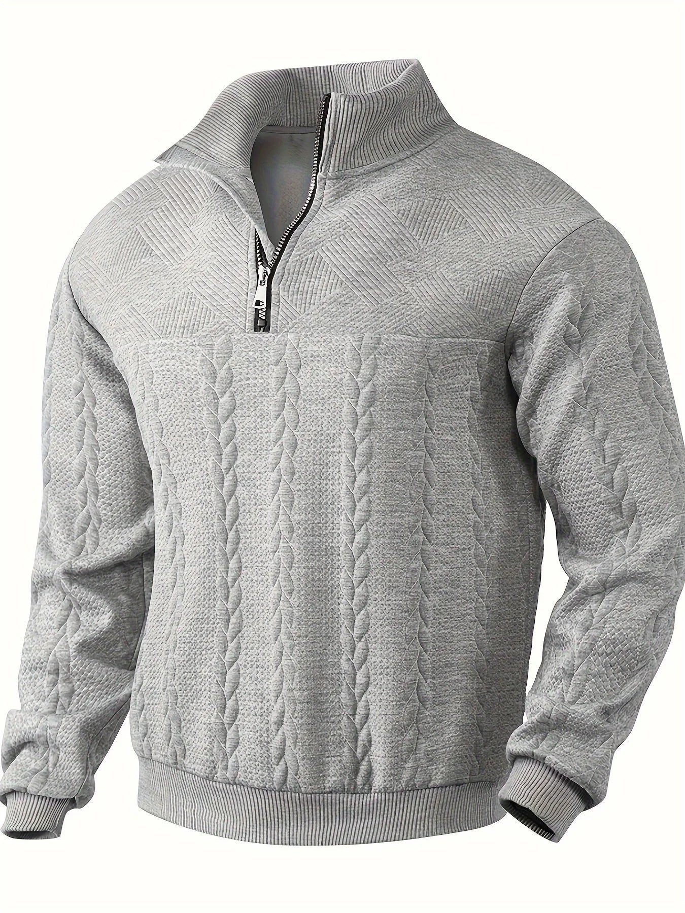 Bastien | Pull Zip Torsadé