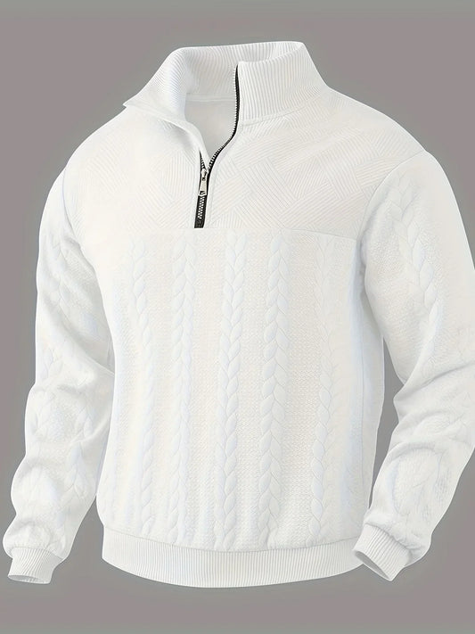 Bastien | Pull Zip Torsadé