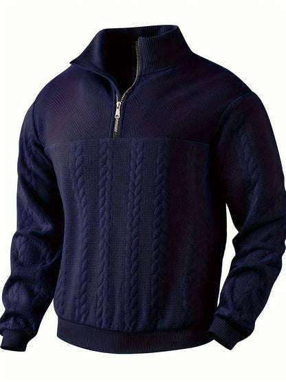 Bastien | Pull Zip Torsadé