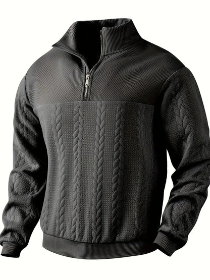 Bastien | Pull Zip Torsadé
